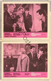 3v597 CHILDREN'S HOUR 2 LCs '62 Audrey Hepburn, James Garner, Shirley MacLaine!