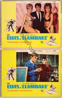 3v600 CLAMBAKE 2 LCs '67 Elvis Presley in lab and w/sexy babes, rock & roll!