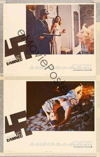 3v605 DAMNED 2 LCs '70 Luchino Visconti's La caduta degli dei, Charlotte Rampling, Dirk Bogarde!