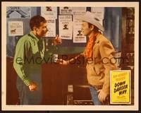 3v167 DOWN DAKOTA WAY LC #3 '49 close up of Roy Rogers talking to guy by wall of wanted posters!
