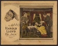 3v168 DR. JACK LC '22 Doctor Harold Lloyd puts old lady's medicine in the trash!