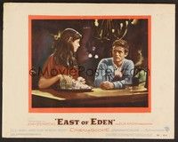 3v172 EAST OF EDEN LC #7 '55 James Dean close up at bar, John Steinbeck, directed by Elia Kazan!