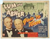 3v024 GOIN' TO TOWN TC '44 radio's Lum & Abner in a screwball comedy!