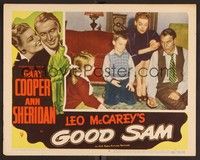 3v203 GOOD SAM LC #2 '48 Gary Cooper &sexy Ann Sheridan playing with their kids!