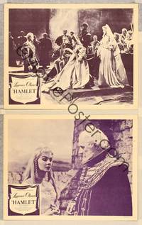 3v667 HAMLET 2 LCs R50s Laurence Olivier in William Shakespeare classic, Best Picture winner!
