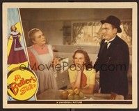 3v211 HIS BUTLER'S SISTER LC '43 Deanna Durbin sits between Pat O'Brien & older lady!