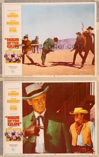3v688 HOUR OF THE GUN 2 LCs '67 James Garner as Wyatt Earp, Robert Ryan, John Sturges directed!