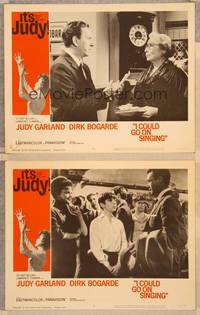 3v694 I COULD GO ON SINGING 2 LCs '63 Judy Garland, Dirk Bogarde, Jack Klugman!