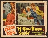 3v218 IF YOU KNEW SUSIE LC #4 '47 Joan Davis & Eddie Cantor in wig grabbing Bobby Driscoll!