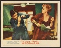 3v269 LOLITA LC #3 '62 Stanley Kubrick, James Mason w/Shelley Winters when she learns the truth!