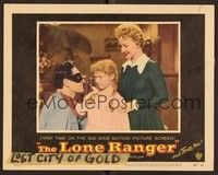 3v270 LONE RANGER LC #2 '56 masked Clayton Moore with Bonita Granville & young girl!