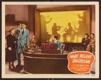 3v281 MAKE BELIEVE BALLROOM LC #7 '49 great image of Jimmy Dorsey & band in recording studio!