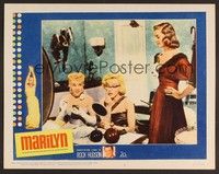 3v289 MARILYN LC #4 '63 sexy Monroe w/Lauren Bacall & Betty Grable in How to Marry a Millionaire!