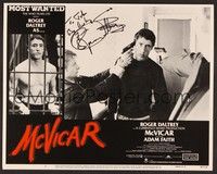 3v098 MCVICAR signed LC #2 '81 by The Who's Roger Daltrey, who's got two guns pointed at his head!