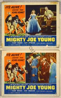3v747 MIGHTY JOE YOUNG 2 LCs R53 first Ray Harryhausen, Terry Moore, Ben Johnson!