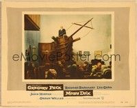 3v308 MOBY DICK LC #2 '56 minister Orson Welles giving sermon from ship-like pulpit!