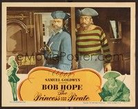 3v361 PRINCESS & THE PIRATE LC '44 c/u of Bob Hope about to be ambushed by Victor McLaglen!