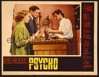 3v364 PSYCHO LC #4 '60 Alfred Hitchcock, Vera Miles & John Gavin at motel with Anthony Perkins!