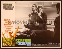 3v398 SCREAM & SCREAM AGAIN LC #7 '70 Vincent Price has his life threatened in operating room!