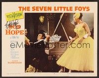 3v108 SEVEN LITTLE FOYS signed LC #8 '55 by Bob Hope, who's wearing a top hat leaning on piano!