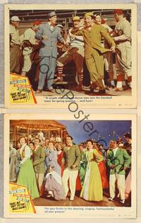 3v831 TAKE ME OUT TO THE BALL GAME 2 LCs '49 Frank Sinatra, Esther Williams, Gene Kelly, baseball!