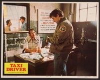3v453 TAXI DRIVER LC #1 '76 Robert De Niro talking to dispatcher, directed by Martin Scorsese!
