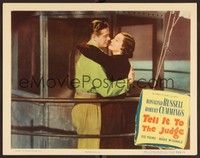 3v454 TELL IT TO THE JUDGE LC #7 '49 romantic close up of Robert Cummings & Rosalind Russell!