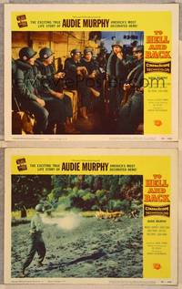 3v844 TO HELL & BACK 2 LCs '55 Audie Murphy's life story as a kid soldier in World War II!