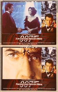 3v850 TOMORROW NEVER DIES 2 LCs '97 Pierce Brosnan as James Bond 007, Teri Hatcher!