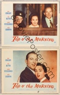 3v851 TOP O' THE MORNING 2 LCs '49 Bing Crosby & Ann Blyth, Barry Fitzgerald!
