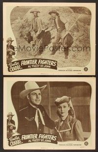 3v871 WESTERN CYCLONE 2 LCs R47 cowboy Buster Crabbe, Al 'Fuzzy' St. John, Frontier Fighters!