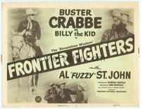 3v062 WESTERN CYCLONE TC R47 Buster Crabbe as Billy the Kid, Al Fuzzy St John