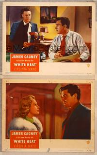 3v874 WHITE HEAT 2 LCs '49 Virginia Mayo in Raoul Walsh classic film noir!
