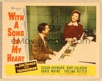 3v527 WITH A SONG IN MY HEART LC #4 '52 Susan Hayward as singer Jane Froman & David Wayne!