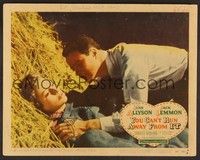 3v115 YOU CAN'T RUN AWAY FROM IT signed LC #4 '56 by June Allyson, who's laying in hay with Lemmon!