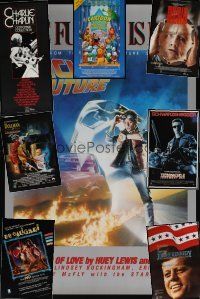 3w018 LOT OF 45 UNFOLDED VIDEO ONE-SHEETS lot '80s-00s Back to the Future, Beauty & the Beast +more!