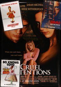3w023 LOT OF 10 BUS STOP POSTERS lot '94 - '00 8mm, Chicken Run, Cruel Intentions, Toy Story