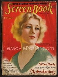 3w069 SCREEN BOOK magazine January 1929 art of Vilma Banky from The Awakening by John Clarke!