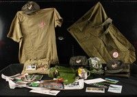 3w012 LOT OF 46 MEMPHIS BELLE PROMOTIONAL ITEMS lot '90 inflatable airplane, cap, duffel bag + more!