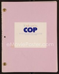 3w121 KINDERGARTEN COP revised first draft script March 16, 1990, screenplay by Murray Salem!
