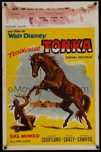 3x403 TONKA Belgian '57 Sal Mineo, Walt Disney, art of Native American & horse!