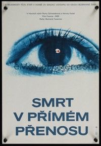 3x628 DEATH WATCH Czech 11x16 '80 Le Mort en Direct, Romy Schneider, Keitel, cool art of eye!