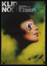 3x720 STILL OF THE NIGHT Czech 11x16 '82 Roy Scheider, Meryl Streep, bizarre Vlach art!