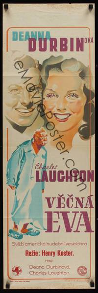3x602 IT STARTED WITH EVE Czech 12x37 '41 Deanna Durbin, Charles Laughton & Cummings by Lupensky!