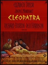 3x471 CLEOPATRA Danish '64 Elizabeth Taylor, Richard Burton, Rex Harrison, Howard Terpning art!