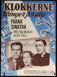 3x532 MIRACLE OF THE BELLS Danish '57 Frank Sinatra, pretty Alida Valli & Fred MacMurray!