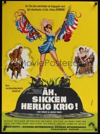 3x540 OH WHAT A LOVELY WAR Danish '69 Richard Attenborough's wacky World War II musical!