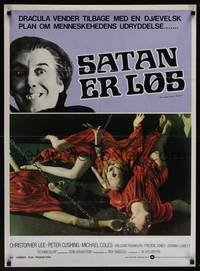 3x558 SATANIC RITES OF DRACULA Danish '78 wild image of Count Dracula & his victims!