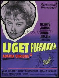 3x567 SPIDER'S WEB Danish '61 Glynis Johns, mystery thriller written by Agatha Christie!