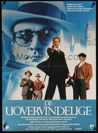 3x589 UNTOUCHABLES Danish '87 Kevin Costner, Robert De Niro, Sean Connery, Brian De Palma!